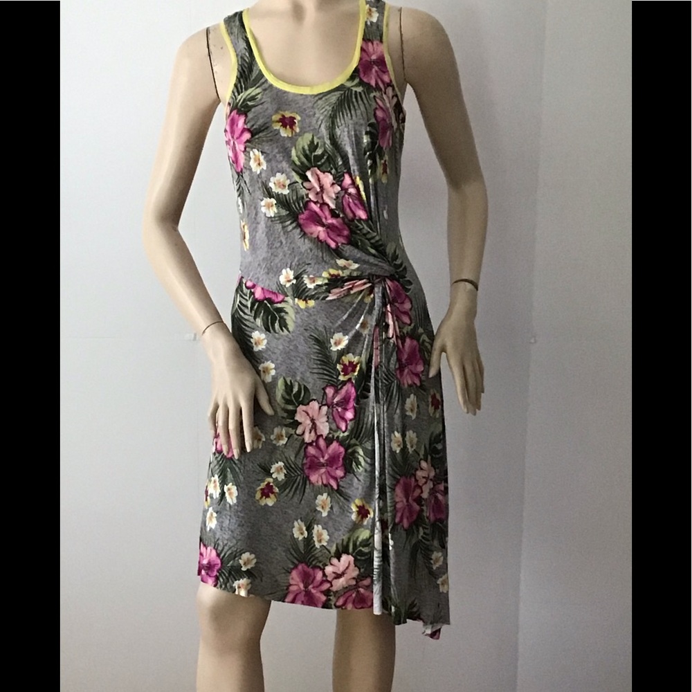 VERA WANG Princess (Size S) Hawaiian Print Sleeveless Pullover Summer Dress
